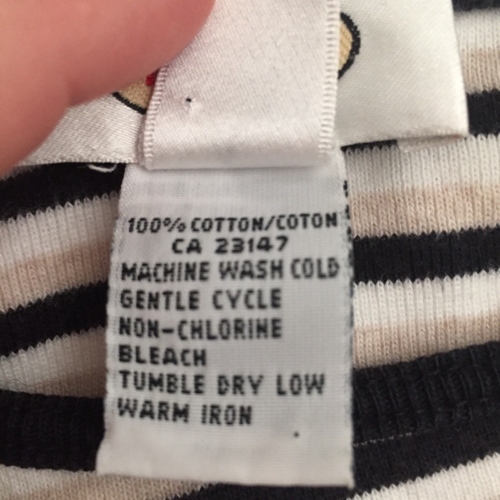 Talbots Striped T-shirt Size L - Picture 4 of 5